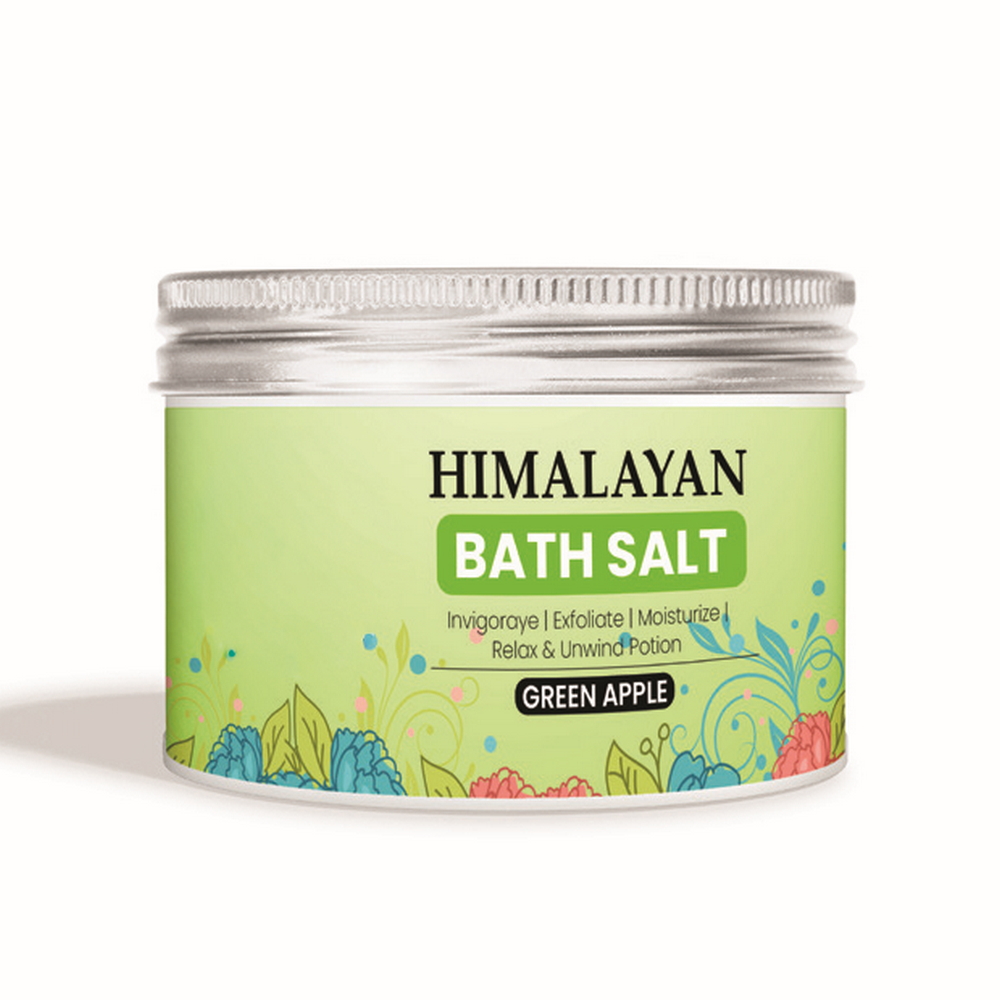 Foto principale Sale da bagno Himalayano naturale al profumo di Mela verde aromatico per relax e spa 350 g